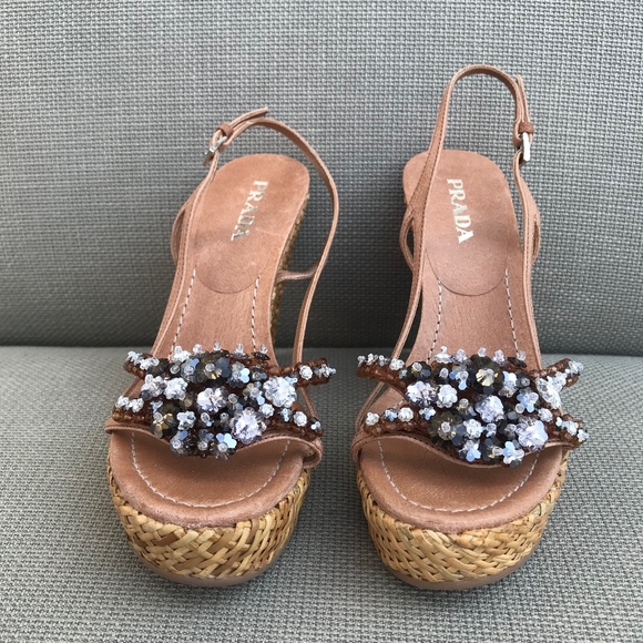 Prada Wedge Sandals - Picture 2 of 6